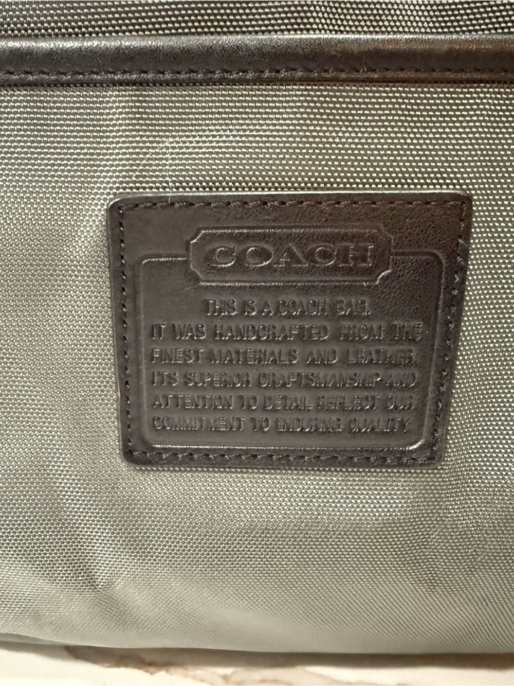 Coach 24” Voyager Travel Duffel Bag with Leather Trim and Shoulder Strap! - Picture 2 of 16